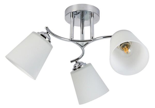Přisazený lustr PAFOS 3xE27/15W/230V lesklý chrom