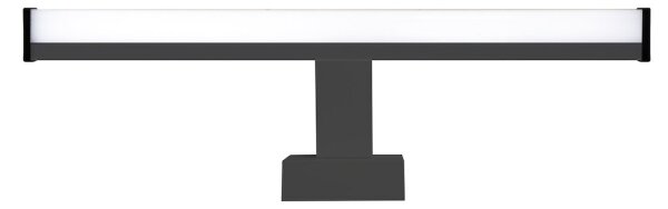LED Koupelnové osvětlení zrcadla MIRORE LED/10W/230V 60 cm IP44 černá