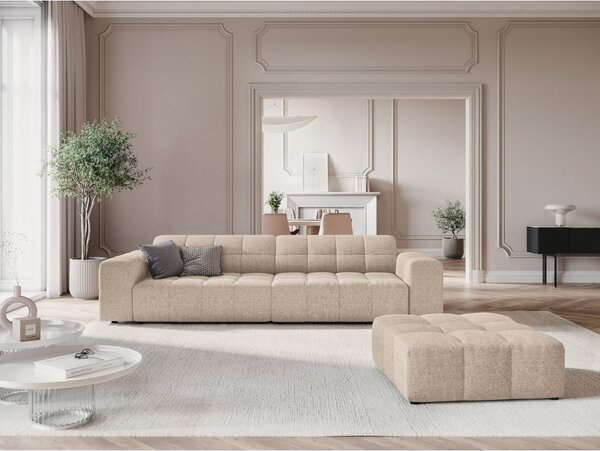 Béžová pohovka 244 cm Chicago – Cosmopolitan Design