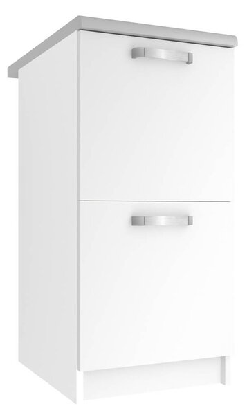 Kuchyňská skříňka Belini spodní 40 cm bílý mat s pracovní deskou TOR SD2-40/0/WT/WT/0/U