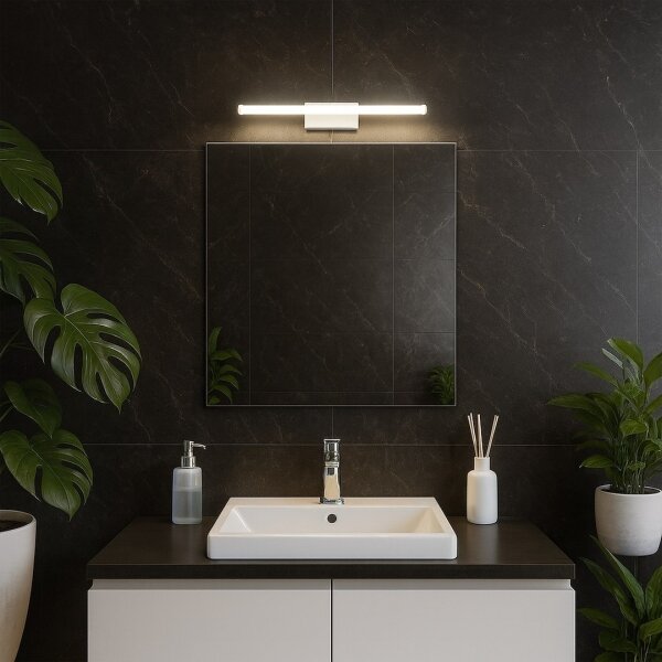 LED Koupelnové osvětlení zrcadla MIRORE LED/5W/230V 30 cm IP44 bílá