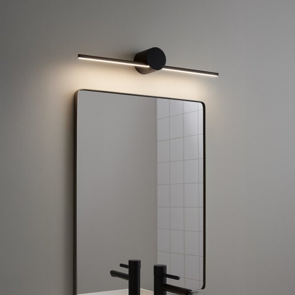 LED Koupelnové osvětlení zrcadla ARTIST LED/6W/230V 40 cm IP44 černá
