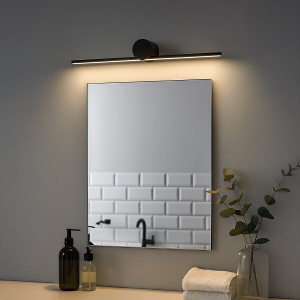 LED Koupelnové osvětlení zrcadla ARTIST LED/6W/230V 40 cm IP44 černá