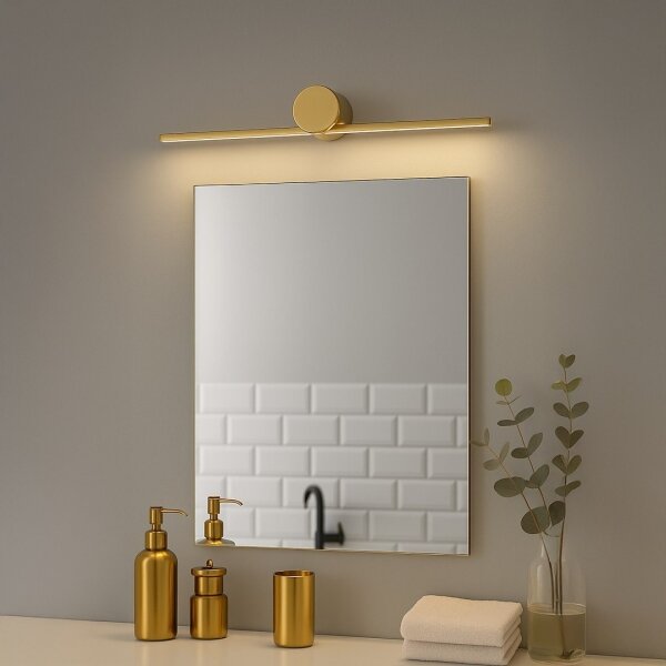 LED Koupelnové osvětlení zrcadla ARTIST LED/6W/230V 40 cm IP44 zlatá
