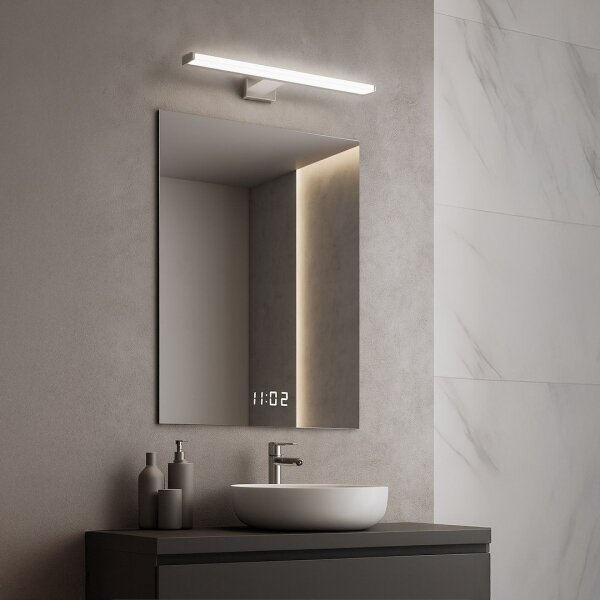 LED Koupelnové osvětlení zrcadla MIRORE LED/8W/230V 40 cm IP44 lesklý chrom