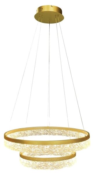 LED Lustr na lanku GALA LED/54W/230V pr. 60 cm zlatá