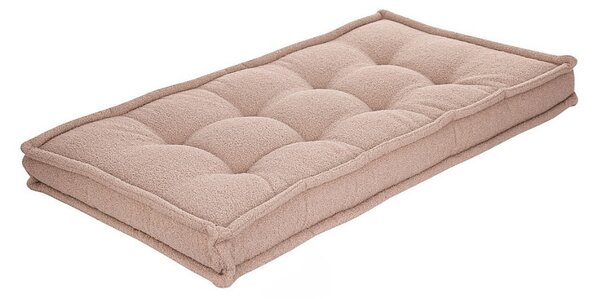 Sedací matrace RŮŽOVÁ do dětského pokoje BOUCLÉ