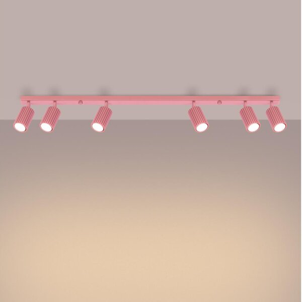 Brilagi - LED Bodové svítidlo CRESTO 6xGU10/10W/230V růžová
