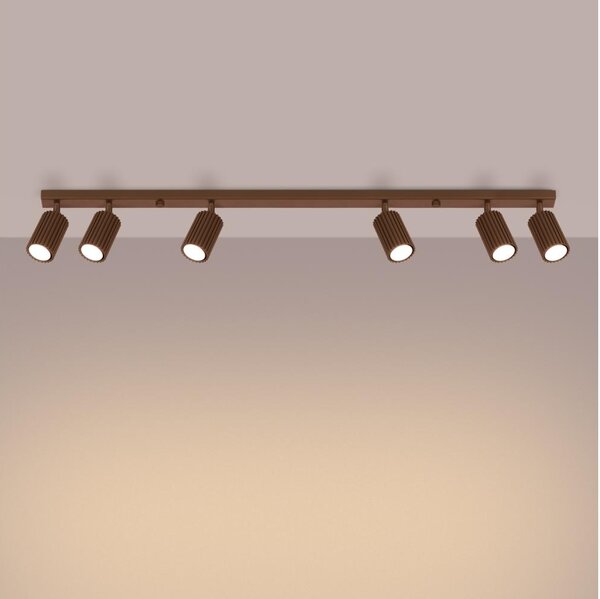 Brilagi - LED Bodové svítidlo CRESTO 6xGU10/10W/230V hnědá