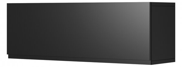 Závěsná skříňka Loftia horizontální - černá / černý mat