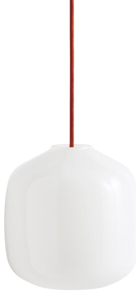 HAY Závěsná lampa Buoy Glass Pendant, 200, Rusty Red