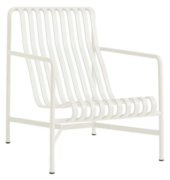 HAY Zahradní křeslo Palissade Lounge High, Cream White