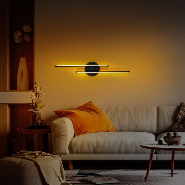 Černé LED nástěnné svítidlo Umut – Opviq lights