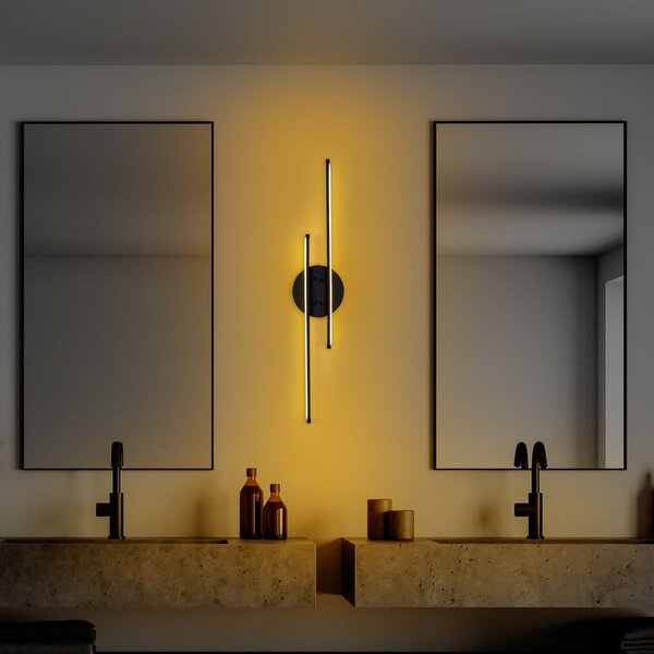 Černé LED nástěnné svítidlo Umut – Opviq lights