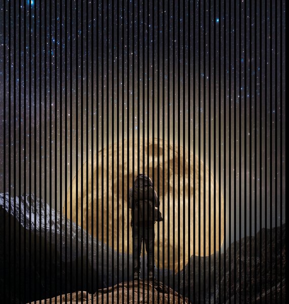Neuhofer Designový akustický panel „Měsíc“ (Mond01) Vyberte požadovaný rozměr: NR. 3: 1133 x 2400 mm (2 panely)