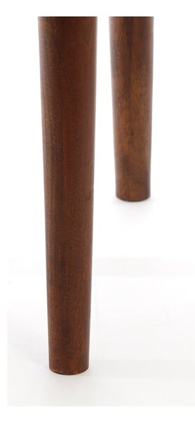 Kulatý odkládací stolek z masivu akácie ø 49 cm Qiano – Light & Living