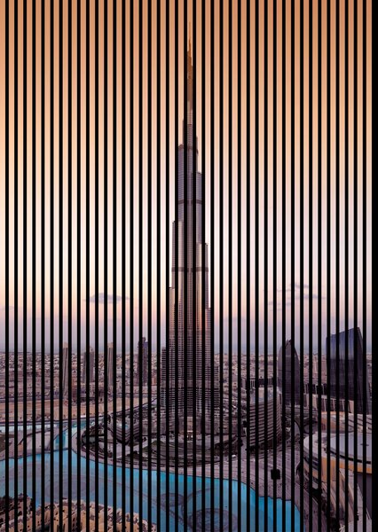 Designový akustický panel „Abu Dhabi“ (AbuDhabi01) Vyberte požadovaný rozměr: NR. 3: 1133 x 2400 mm (2 panely)
