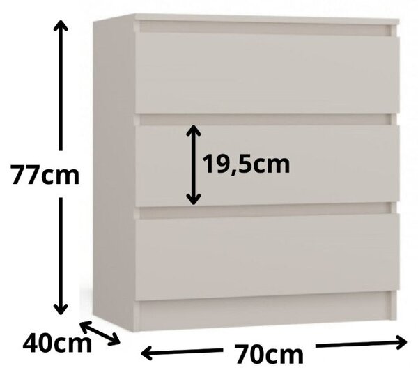 TP Living Komoda MALWA M3 kašmír