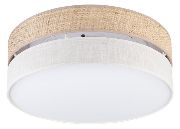 Stropní svítidlo SIRJA BOHO 2xE27/15W/230V pr. 45 cm béžová/krémová