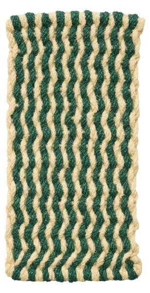 HAY Rohožka Coco, Wave, Dark Green and White