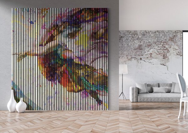 Designový akustický panel „Stvoření“ (Michelangelo01) Vyberte požadovaný rozměr: NR. 3: 1133 x 2400 mm (2 panely)