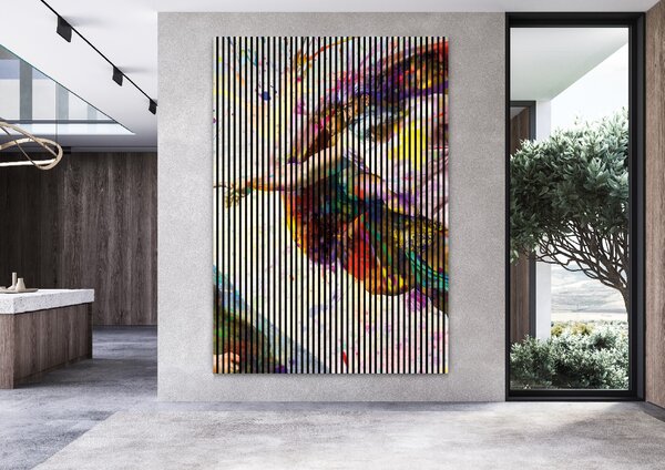 Designový akustický panel „Stvoření“ (Michelangelo01) Vyberte požadovaný rozměr: NR. 3: 1133 x 2400 mm (2 panely)
