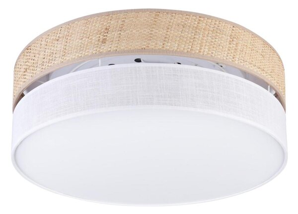 Stropní svítidlo SIRJA BOHO 2xE27/15W/230V pr. 45 cm béžová/bílá