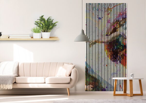 Designový akustický panel „Stvoření“ (Michelangelo01) Vyberte požadovaný rozměr: NR. 3: 1133 x 2400 mm (2 panely)