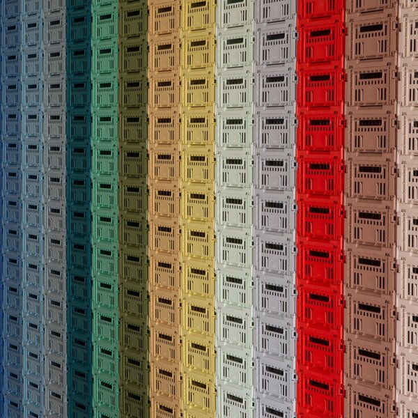 HAY Úložný box Colour Crate, Small, Powder