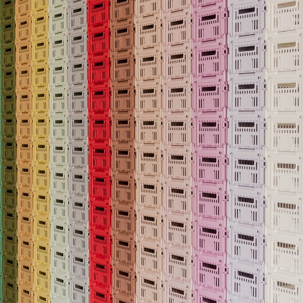 HAY Úložný box Colour Crate, Small, Powder