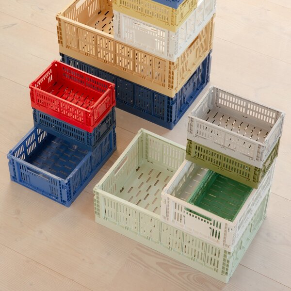 HAY Úložný box Colour Crate, Small, Powder