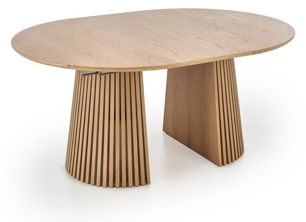 Halmar Kulatý rozkládací jídelní stůl FARGO 120(210)x120 přírodní