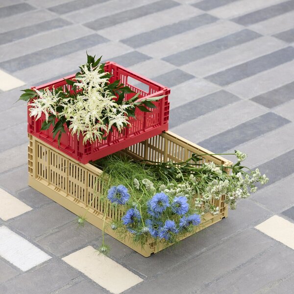 HAY Úložný box Colour Crate, Small, Powder