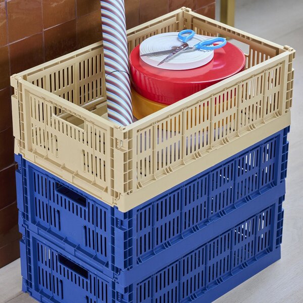 HAY Úložný box Colour Crate, Small, Powder