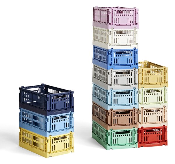 HAY Úložný box Colour Crate, Small, Powder