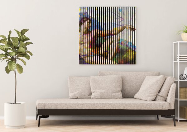 Designový akustický panel „Stvoření 2“ (Michelangelo02) Vyberte požadovaný rozměr: NR. 5: 2253 x 2400 mm (4 panely)