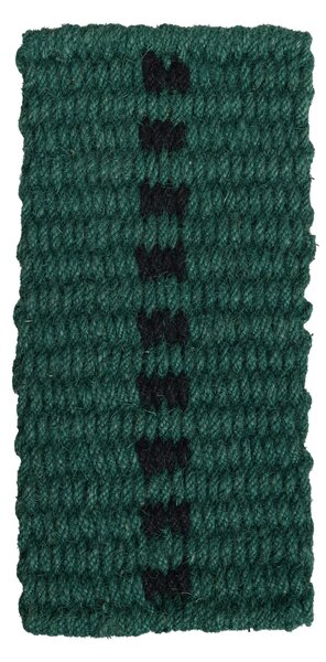 HAY Rohožka Coco, Dot, Dark Green and Black