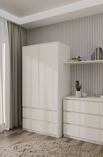 TP Living Šatní skříň MALWA I 90 cm kašmír