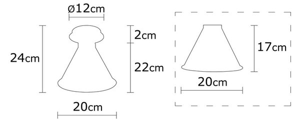 Stropní svítidlo v bronzové barvě s kovovým stínidlem ø 20 cm Tramino – Opviq lights