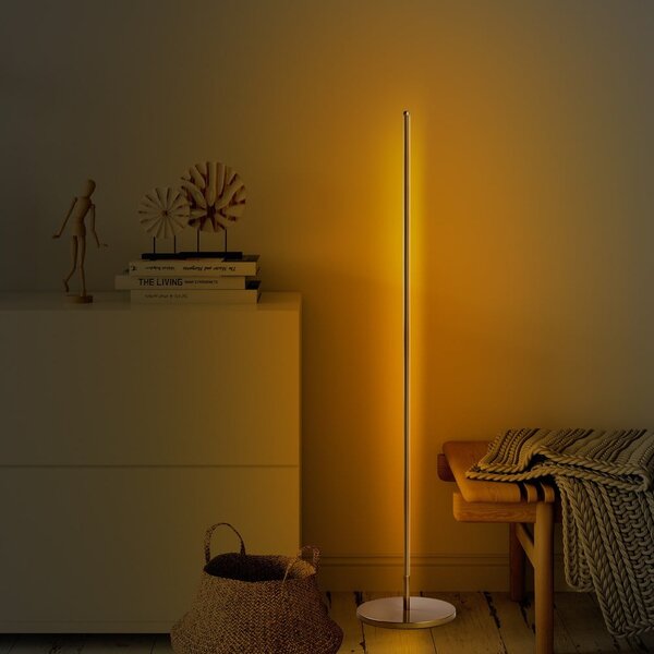 LED stojací lampa ve zlaté barvě (výška 153 cm) Sword – Opviq lights