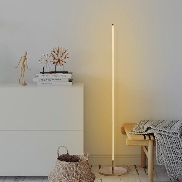 LED stojací lampa ve zlaté barvě (výška 153 cm) Sword – Opviq lights