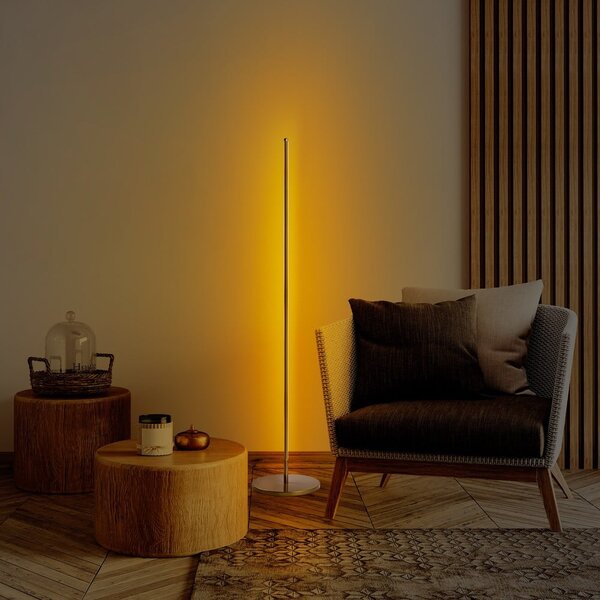 LED stojací lampa ve zlaté barvě (výška 153 cm) Sword – Opviq lights