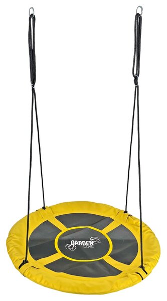 Garden Line Zahradní houpačka čapí hnízdo KELLY 100 cm žlutá