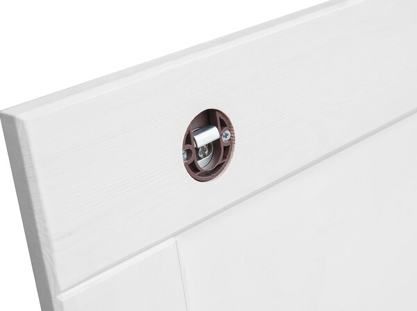 KATMANDU Zrcadlo Belluno Elegante bílá, masiv, 130x47x1,8 cm