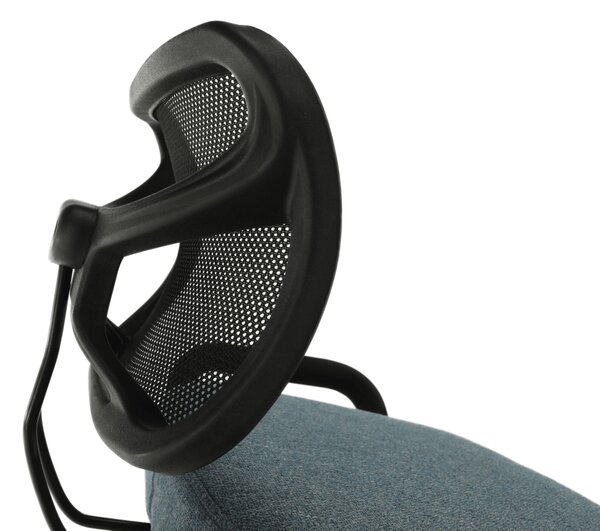 KONDELA Ergonomická klekačka, šedá/černá, RUFUS