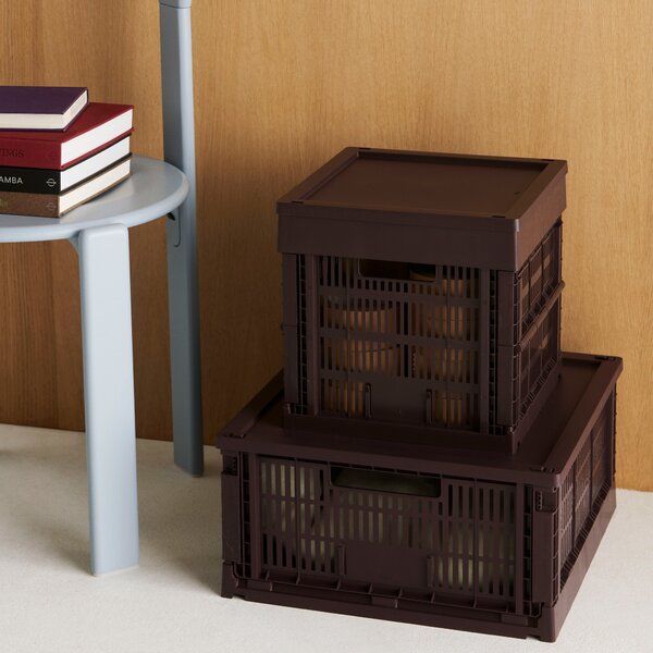 HAY Úložný box Colour Crate, Small, Warm Grey
