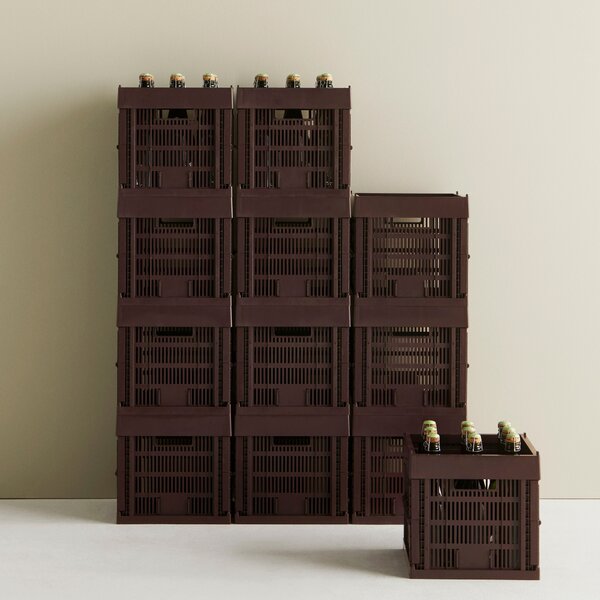 HAY Úložný box Colour Crate, Small, Warm Grey