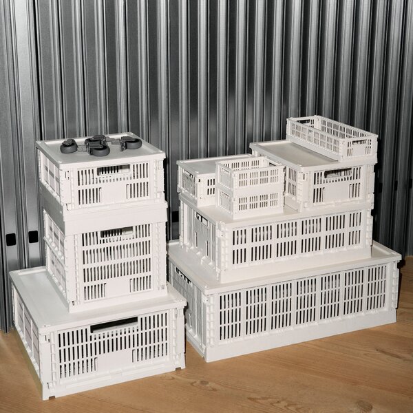 HAY Úložný box Colour Crate, Large Square, Off-White