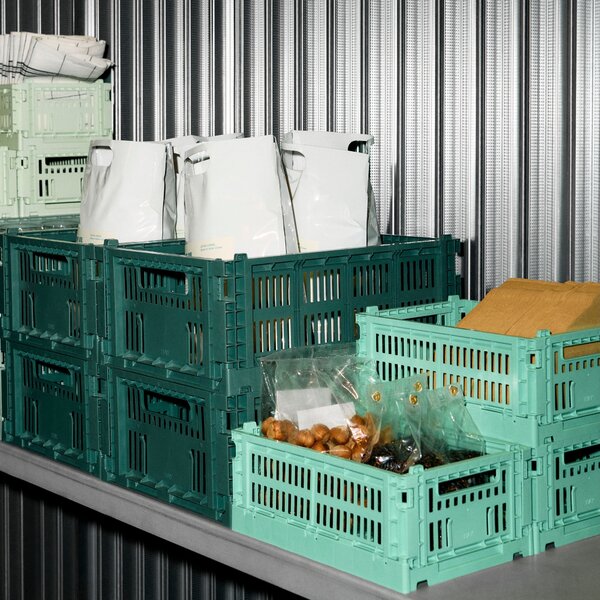 HAY Úložný box Colour Crate, Small, Warm Grey