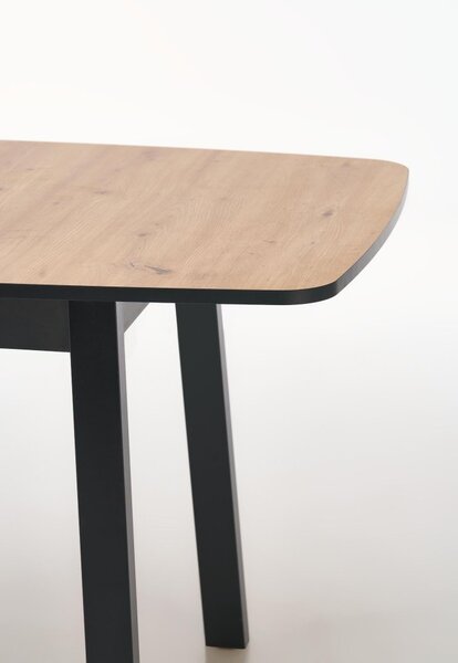 Halmar Rozkládací jídelní stůl BARRIL 130(170)x80 dub artisan/černá